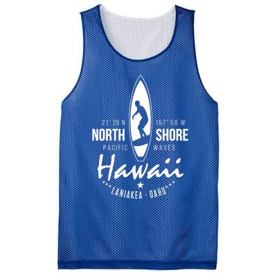 Surfer Gift Hawaii North Shore Laniakea Beach Oahu Mesh Reversible Basketball Jersey Tank