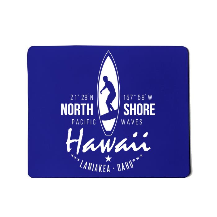 Surfer Gift Hawaii North Shore Laniakea Beach Oahu Mousepad