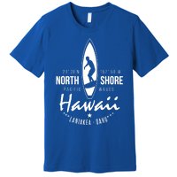 Surfer Gift Hawaii North Shore Laniakea Beach Oahu Premium T-Shirt