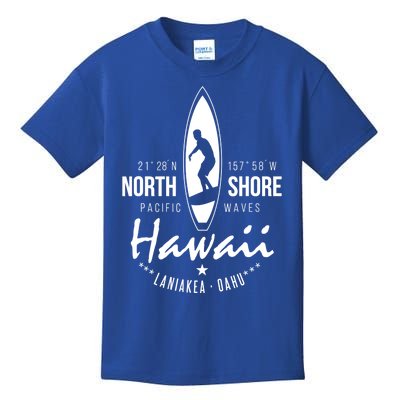 Surfer Gift Hawaii North Shore Laniakea Beach Oahu Kids T-Shirt