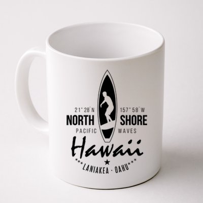 Surfer Gift Hawaii North Shore Laniakea Beach Oahu Coffee Mug