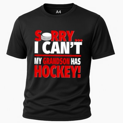 Sorry Grandson Has Hockey Hockey Grandma Or Grandpa Gift Performance Shirt