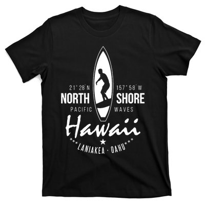 Surfer Gift Hawaii North Shore Laniakea Beach Oahu T-Shirt