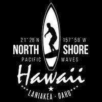 Surfer Gift Hawaii North Shore Laniakea Beach Oahu 16 in Basic Backpack