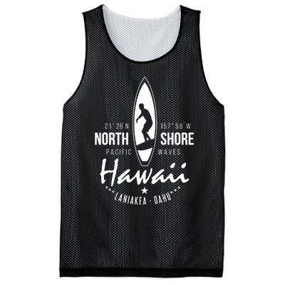 Surfer Gift Hawaii North Shore Laniakea Beach Oahu Mesh Reversible Basketball Jersey Tank