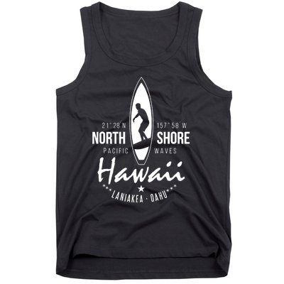 Surfer Gift Hawaii North Shore Laniakea Beach Oahu Tank Top