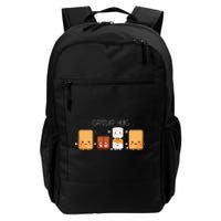 Smores Group Hug Camping Campfire Marshmallow Smores Daily Commute Backpack