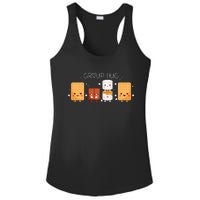 Smores Group Hug Camping Campfire Marshmallow Smores Ladies PosiCharge Competitor Racerback Tank