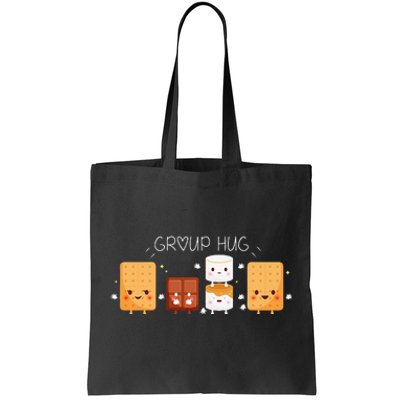 Smores Group Hug Camping Campfire Marshmallow Smores Tote Bag