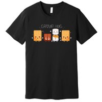 Smores Group Hug Camping Campfire Marshmallow Smores Premium T-Shirt