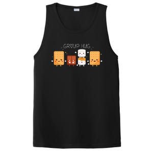 Smores Group Hug Camping Campfire Marshmallow Smores PosiCharge Competitor Tank