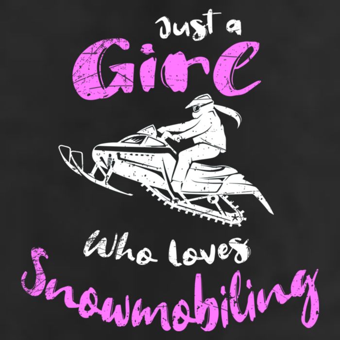 Snowmobile Girl Hoodie I Just A Girl Who Loves Snowmobiling Cool Comfort Performance Bucket Hat