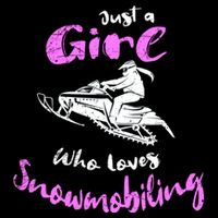 Snowmobile Girl Hoodie I Just A Girl Who Loves Snowmobiling Doggie Tank