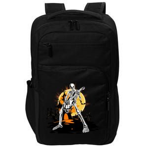 Skeleton Guitar Halloween Spooky Impact Tech Backpack