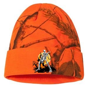 Skeleton Guitar Halloween Spooky Kati Licensed 12" Camo Beanie