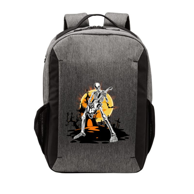 Skeleton Guitar Halloween Spooky Vector Backpack