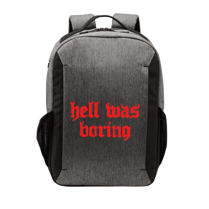 Soft Grunge Hell Was Boring Gothic Dark Streetwear Vector Backpack