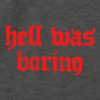 Soft Grunge Hell Was Boring Gothic Dark Streetwear Vector Backpack
