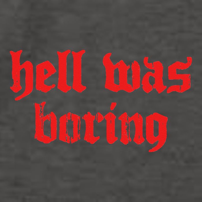 Soft Grunge Hell Was Boring Gothic Dark Streetwear Vector Backpack