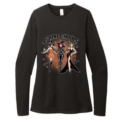 Squad Ghouls Halloween Womens CVC Long Sleeve Shirt