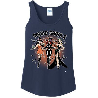 Squad Ghouls Halloween Ladies Essential Tank