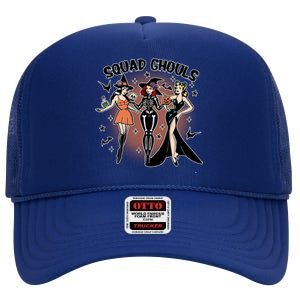 Squad Ghouls Halloween High Crown Mesh Back Trucker Hat