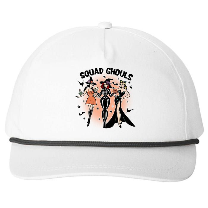 Squad Ghouls Halloween Snapback Five-Panel Rope Hat