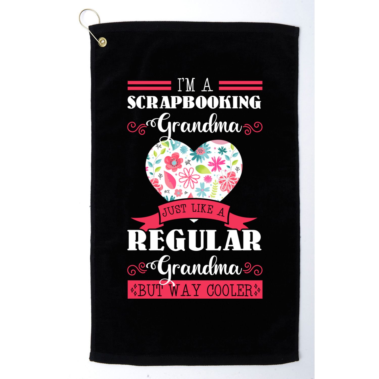 Scrapbooking Grandma Hobbyist Artists Grandparents' Day Gift Golf Towel