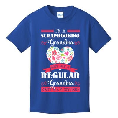 Scrapbooking Grandma Hobbyist Artists Grandparents' Day Gift Kids T-Shirt