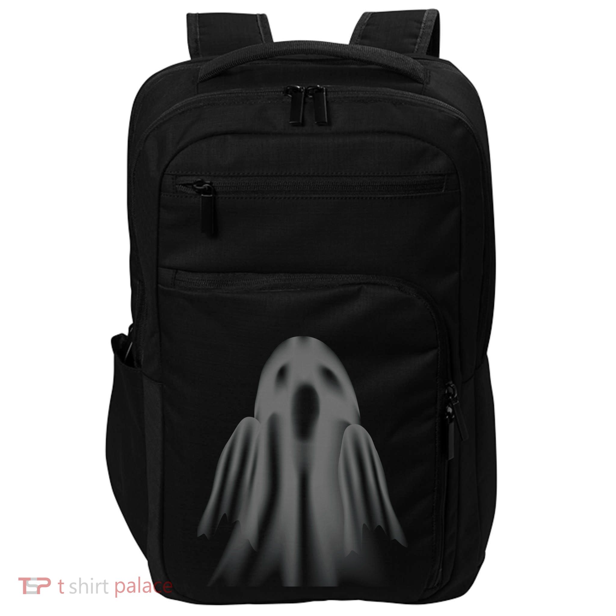 Spooky Ghost Halloween Ghoul Costume Unisex Retro Impact Tech Backpack