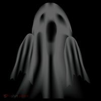 Spooky Ghost Halloween Ghoul Costume Unisex Retro Kids T-Shirt