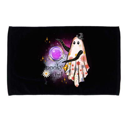 Spooky Girl Halloween T Shirts Boo Graphic Tee Designs Scary Halloween Costume Microfiber Hand Towel