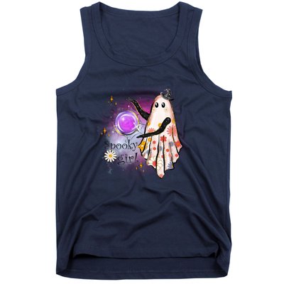 Spooky Girl Halloween T Shirts Boo Graphic Tee Designs Scary Halloween Costume Tank Top