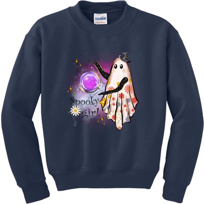 Spooky Girl Halloween T Shirts Boo Graphic Tee Designs Scary Halloween Costume Kids Sweatshirt