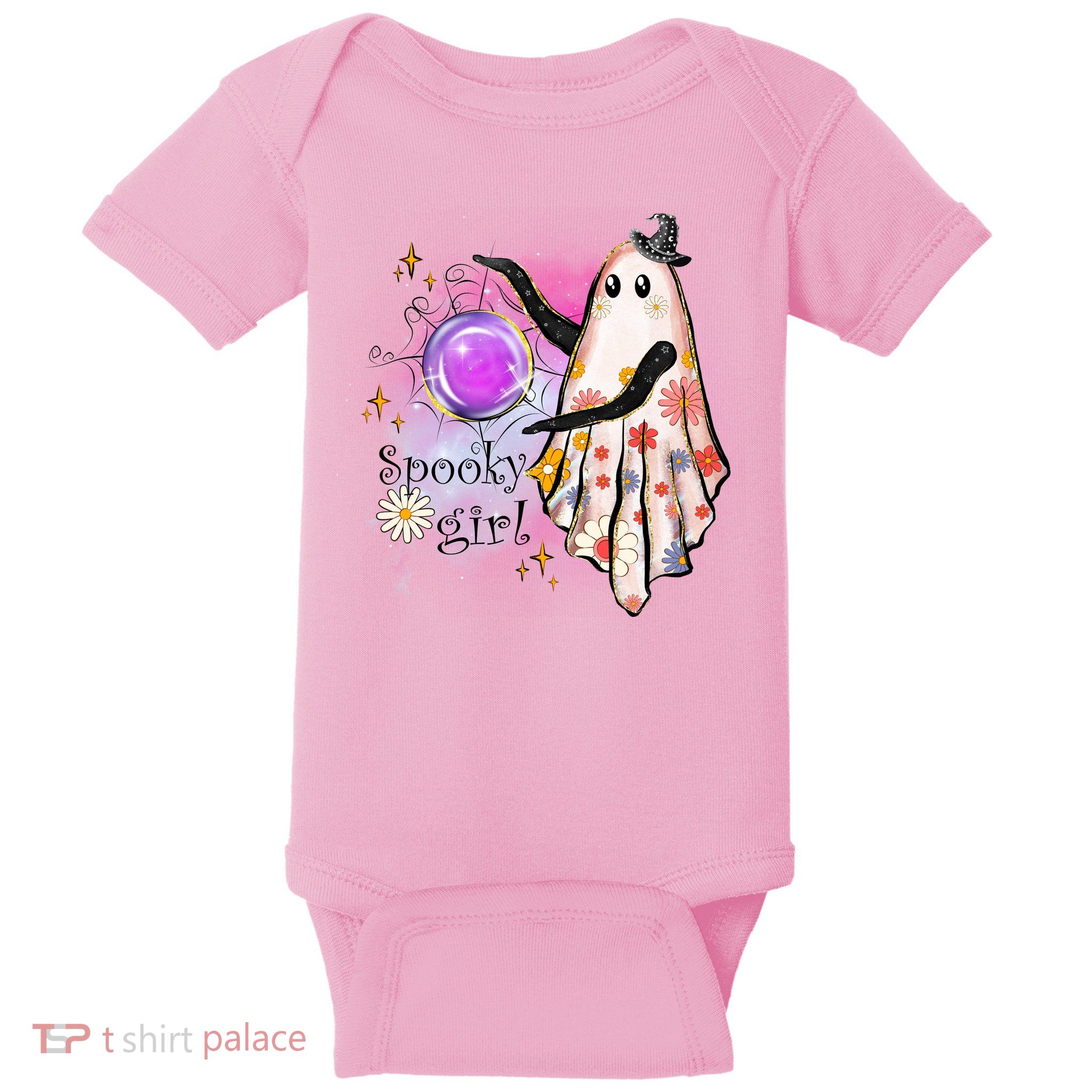 Spooky Girl Halloween T Shirts Boo Graphic Tee Designs Scary Halloween Costume Baby Bodysuit