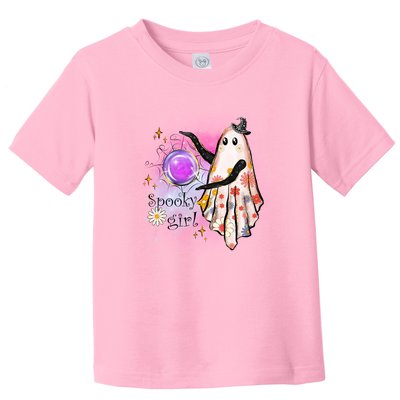 Spooky Girl Halloween T Shirts Boo Graphic Tee Designs Scary Halloween Costume Toddler T-Shirt