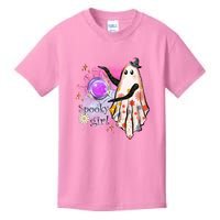 Spooky Girl Halloween T Shirts Boo Graphic Tee Designs Scary Halloween Costume Kids T-Shirt