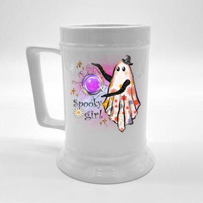 Spooky Girl Halloween T Shirts Boo Graphic Tee Designs Scary Halloween Costume Beer Stein