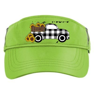 Sunflower Grandma Happiness is being a Mom and Mamaw Adult Drive Performance Visor