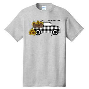 Sunflower Grandma Happiness is being a Mom and Mamaw Tall T-Shirt