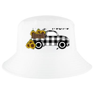 Sunflower Grandma Happiness is being a Mom and Mamaw Cool Comfort Performance Bucket Hat