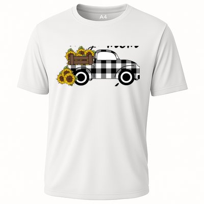 Sunflower Grandma Happiness is being a Mom and Mamaw Performance Shirt
