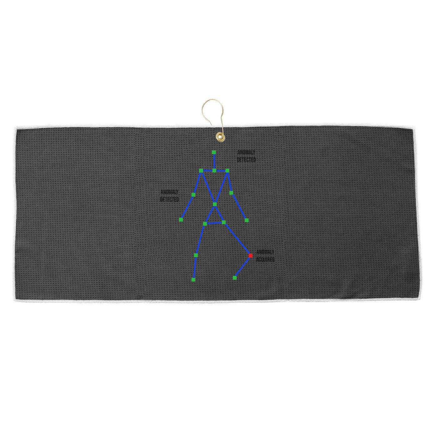 Sls Ghost Hunting Paranormal Investigation Ghost Hunter Large Microfiber Waffle Golf Towel