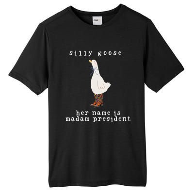 Silly Goose Her Name Is Madam President Tall Fusion ChromaSoft Performance T-Shirt