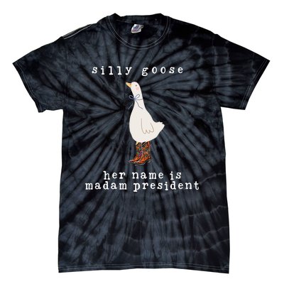 Silly Goose Her Name Is Madam President Tie-Dye T-Shirt