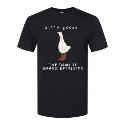 Silly Goose Her Name Is Madam President Softstyle® CVC T-Shirt