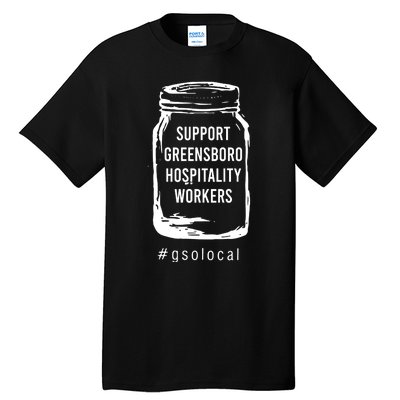 Support Greensboro Hospitality Workers Tall T-Shirt