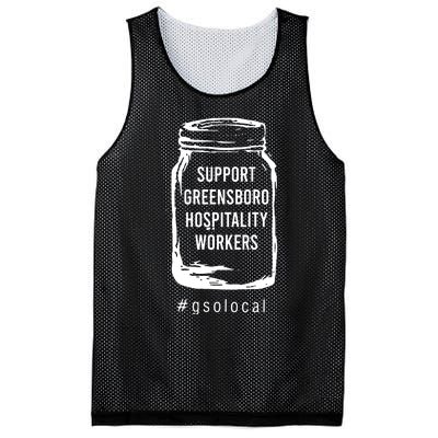 Support Greensboro Hospitality Workers Mesh Reversible Basketball Jersey Tank