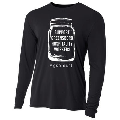 Support Greensboro Hospitality Workers Cooling Performance Long Sleeve Crew