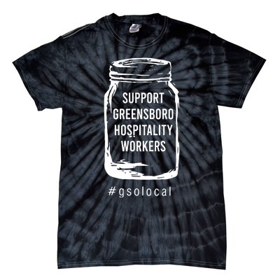 Support Greensboro Hospitality Workers Tie-Dye T-Shirt